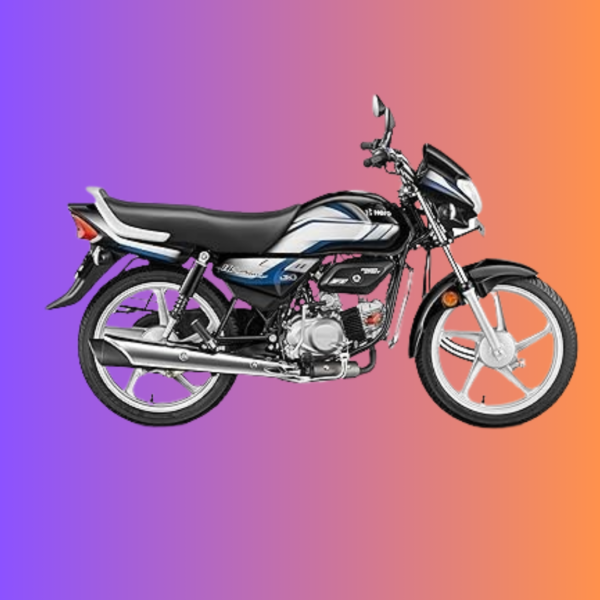Hero HF Deluxe (i3S with Self Start) Bike Black Nexus Blue Booking for Ex-Showroom Price