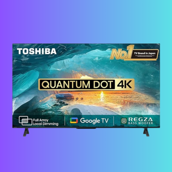 TOSHIBA 139 cm (55 inches) M550MP Series 4K Ultra HD Smart QLED Google TV 55M550MP (Black)